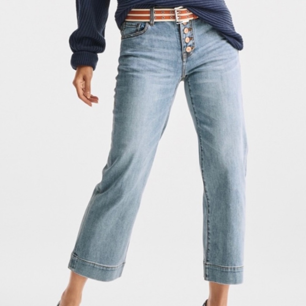 Cabi Palm Beach Crop Jean. Size 2